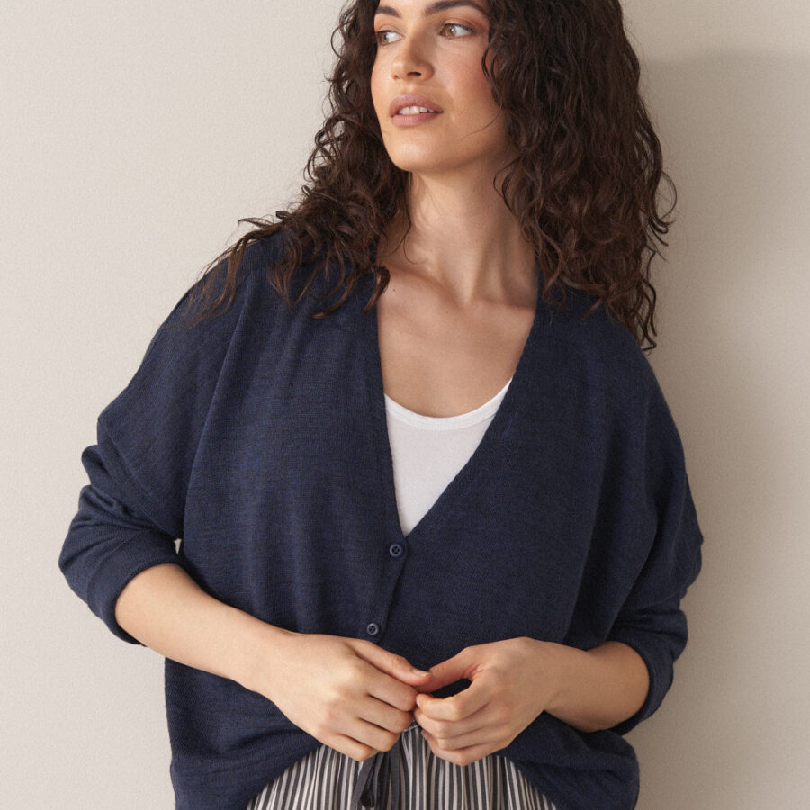 Navy Cardigan